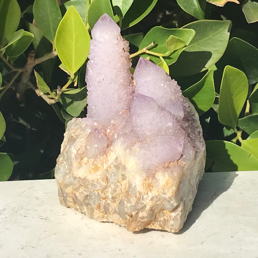 Lavender Crystal African Spirit Quartz Cluster