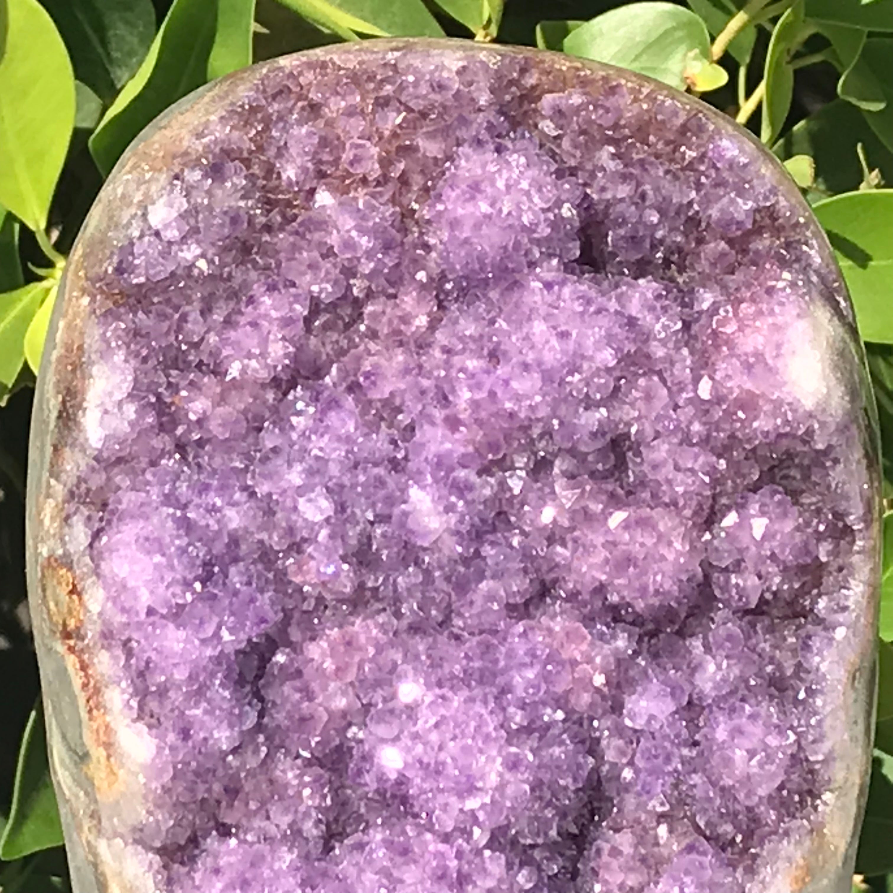 Spherical Amethyst Faced Freeform