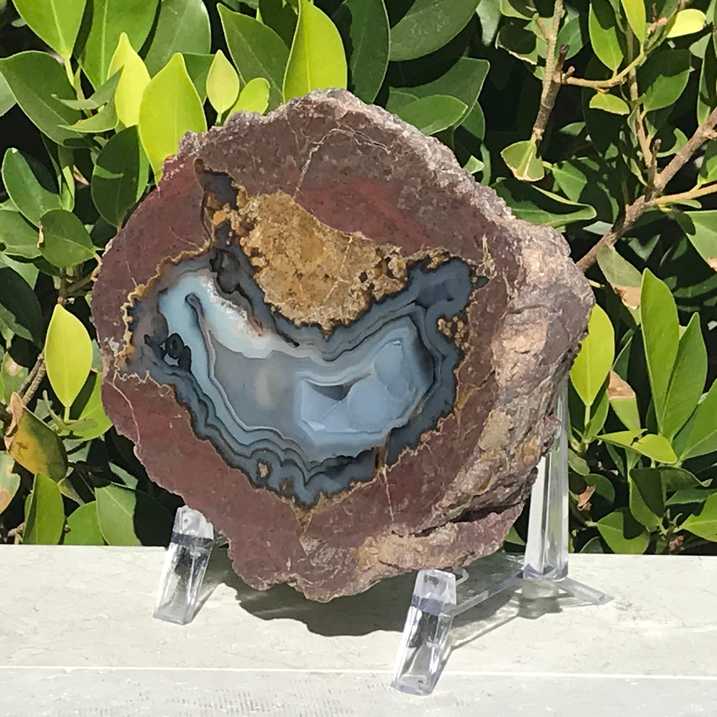 Microcrystalline Quartz Filled Dugway Geode