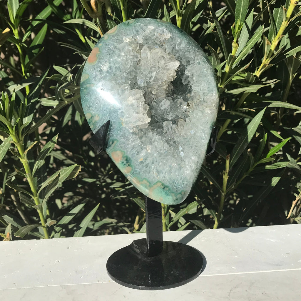 Quartz Crystal filled Agate Geode
