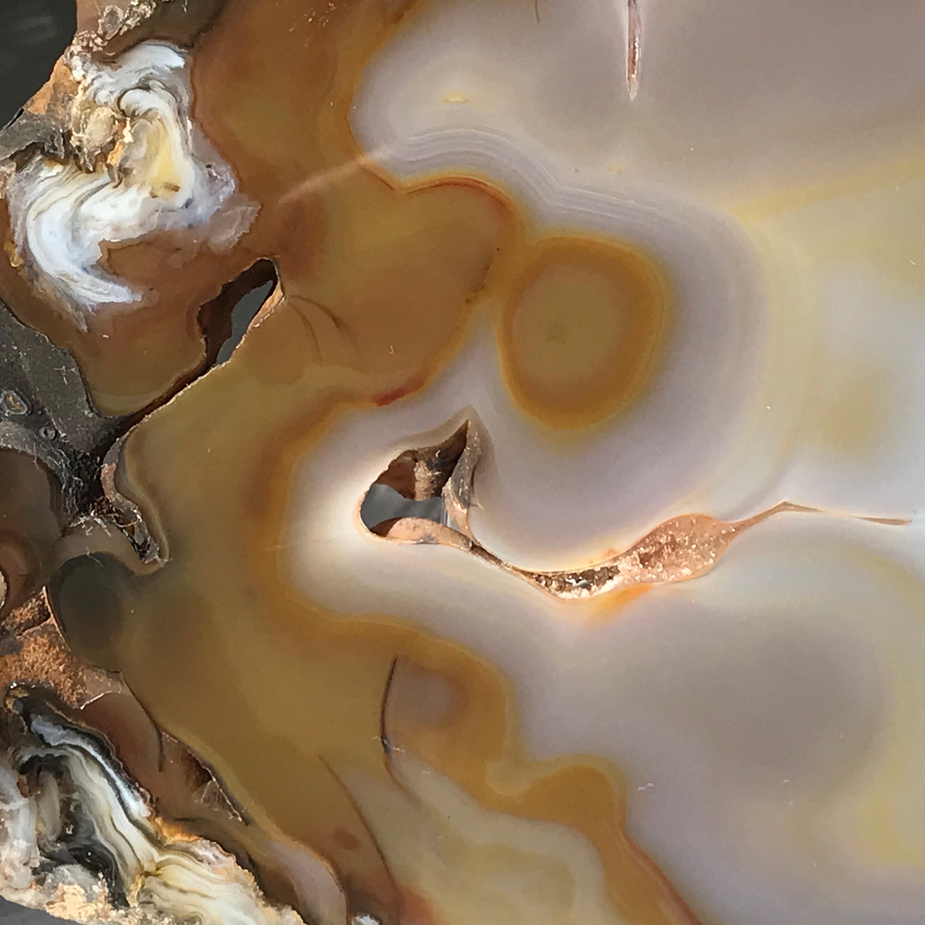 Abstract Agate Slice