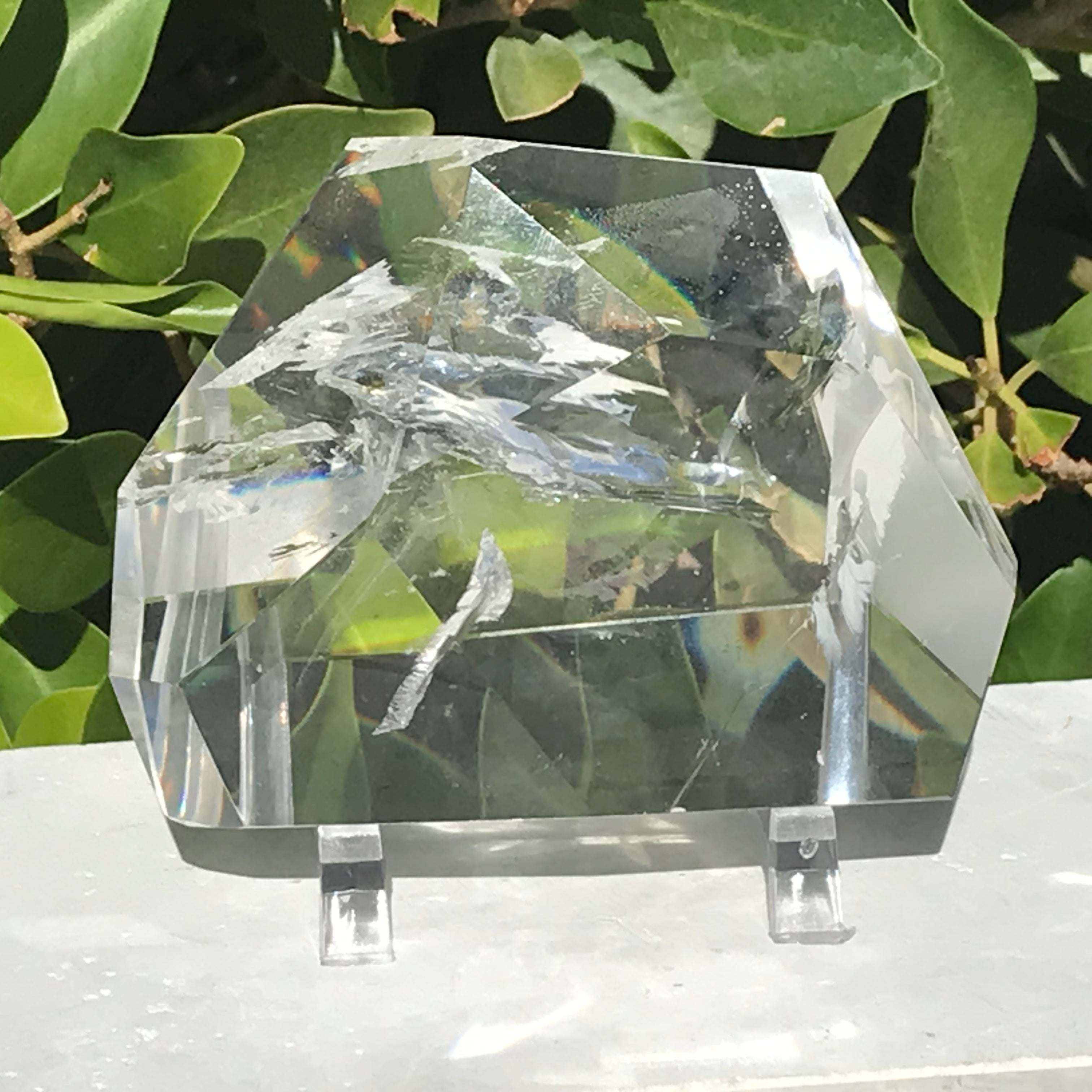 Pristine Abstract Shaped Crystal Freeform