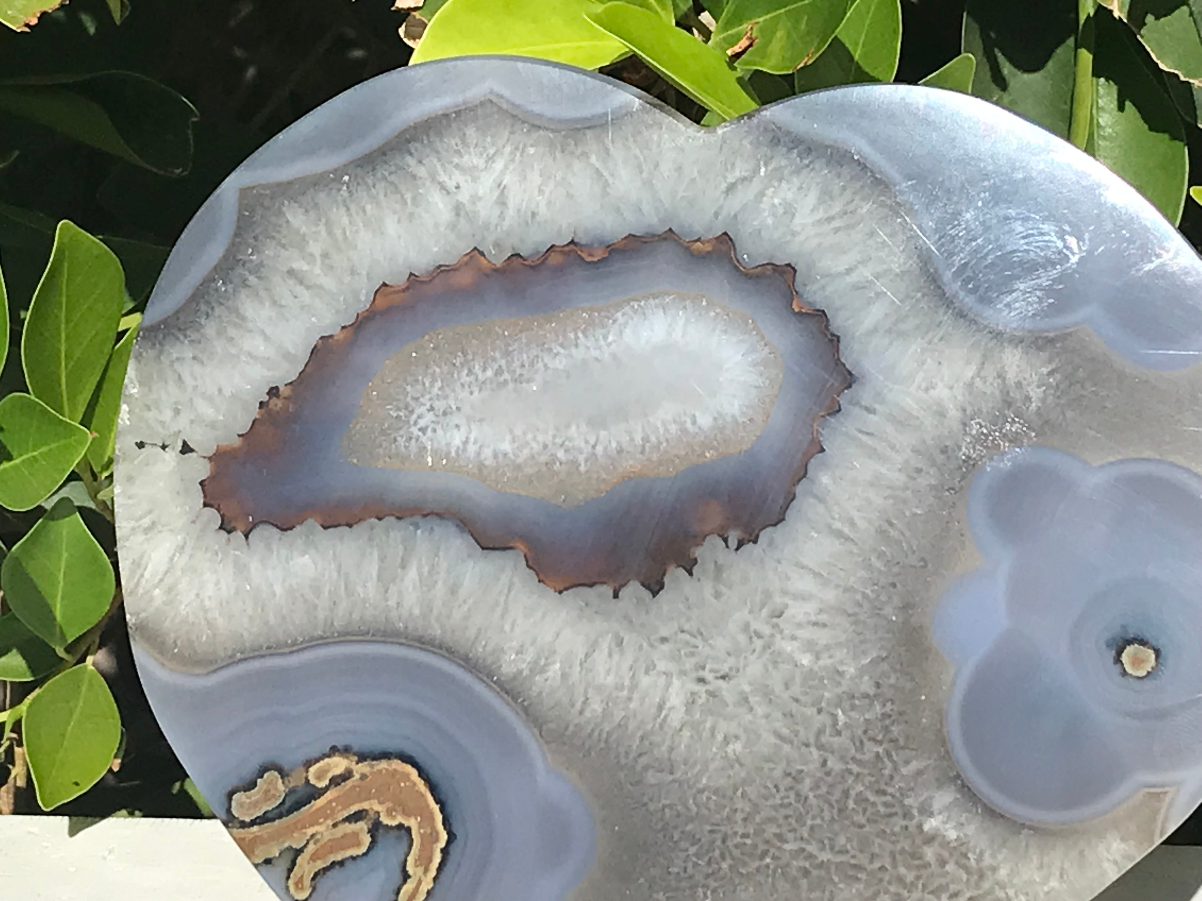 Exquisite Brazilian Agate Heart