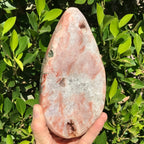 Rose Jasper Flame Shaped Freeform