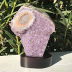 Large Stalactite Eye on Amethyst Freeform