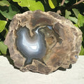 Blue Banded Dugway Geode