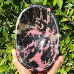 Polished Rhodonite Bowl