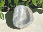 Elaborately Banded Brazilian Agate Bowl