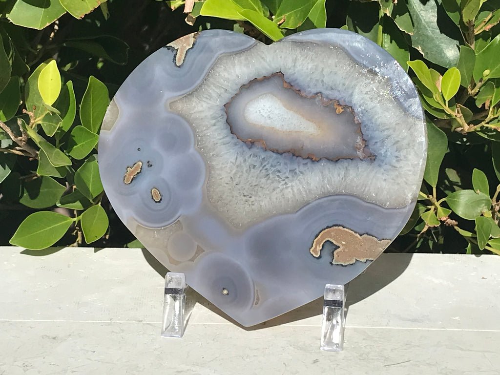 Exquisite Brazilian Agate Heart