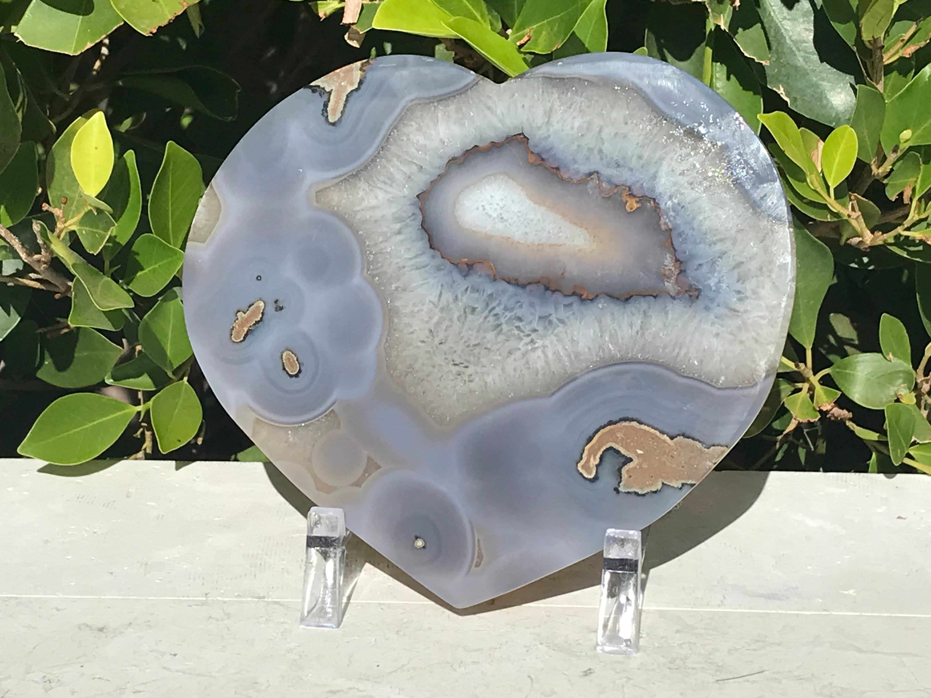 Exquisite Brazilian Agate Heart