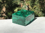 Orbed Malachite Jewelry Box