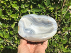 Elaborately Banded Brazilian Agate Bowl
