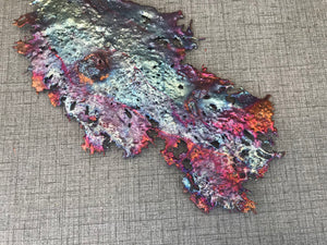 Flashy Rainbow Copper Splash Decor