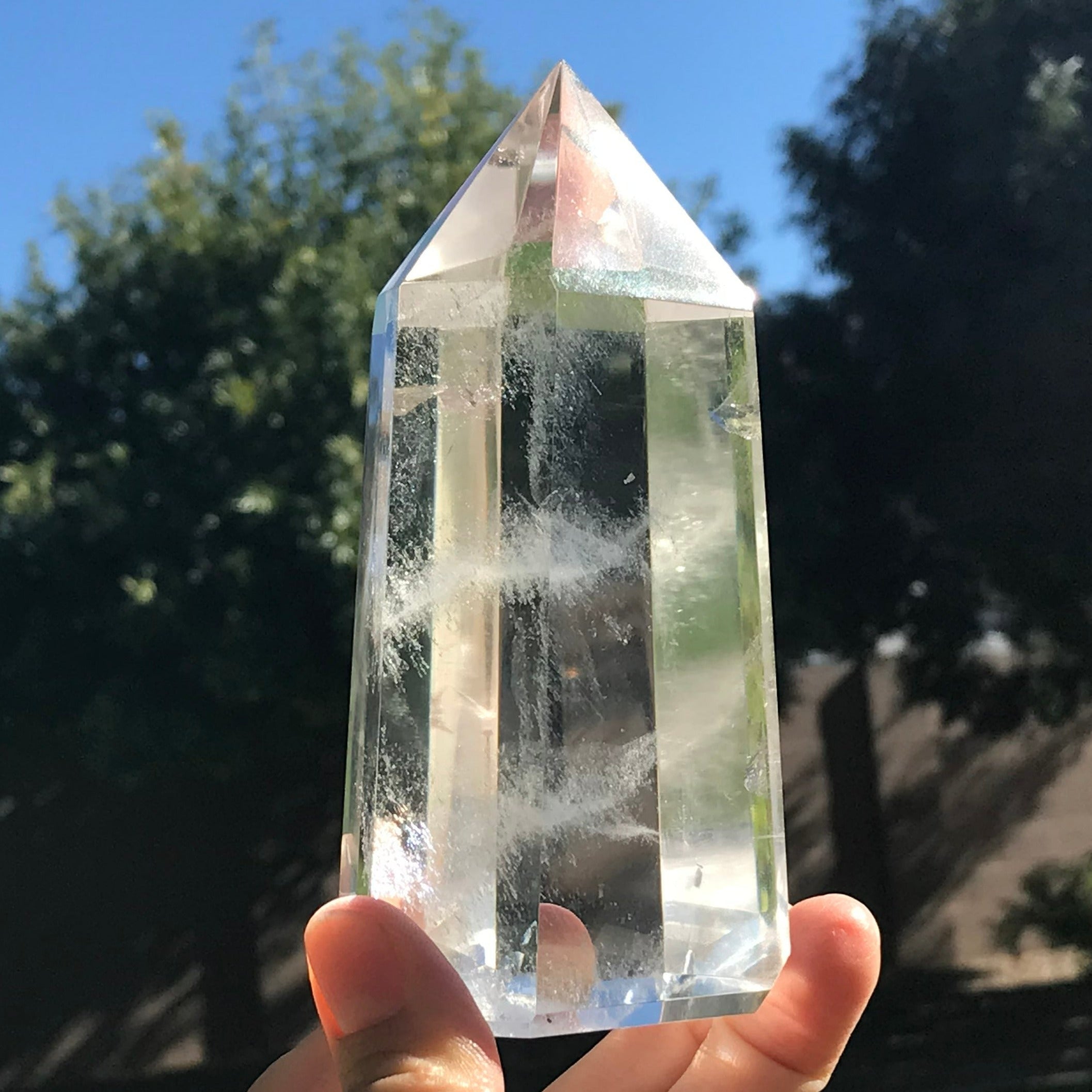 Wispy Crystal Point