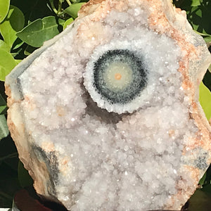 Single Green Eyed Agate Cluster
