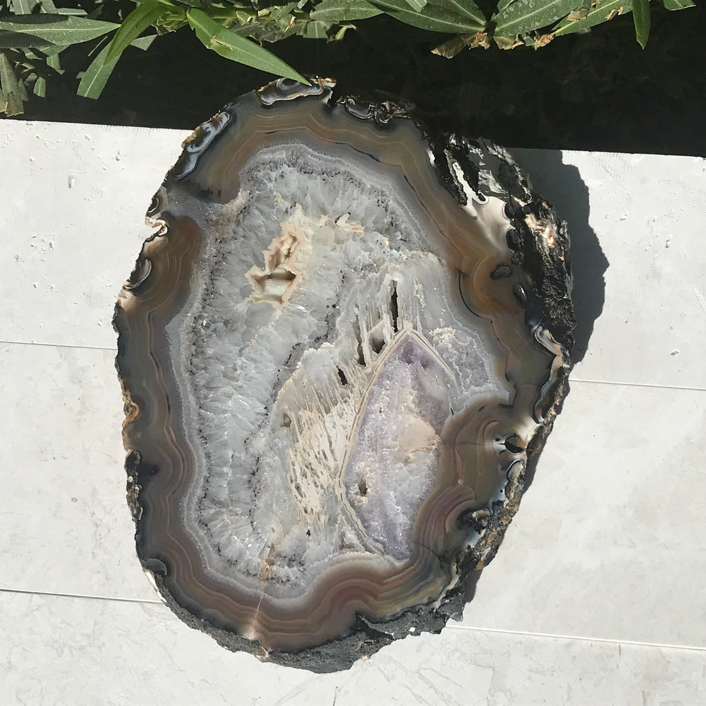 Complete Round of Agate Slab
