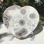 Multitude of Eyes Agate Heart