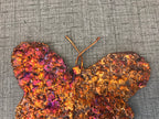 Rainbow Copper Splash Butterfly Art