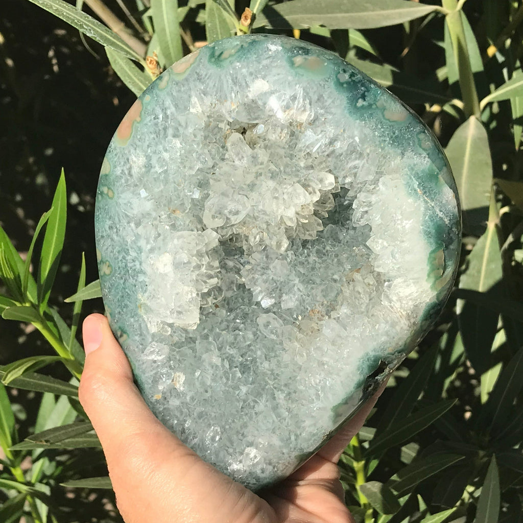 Quartz Crystal filled Agate Geode