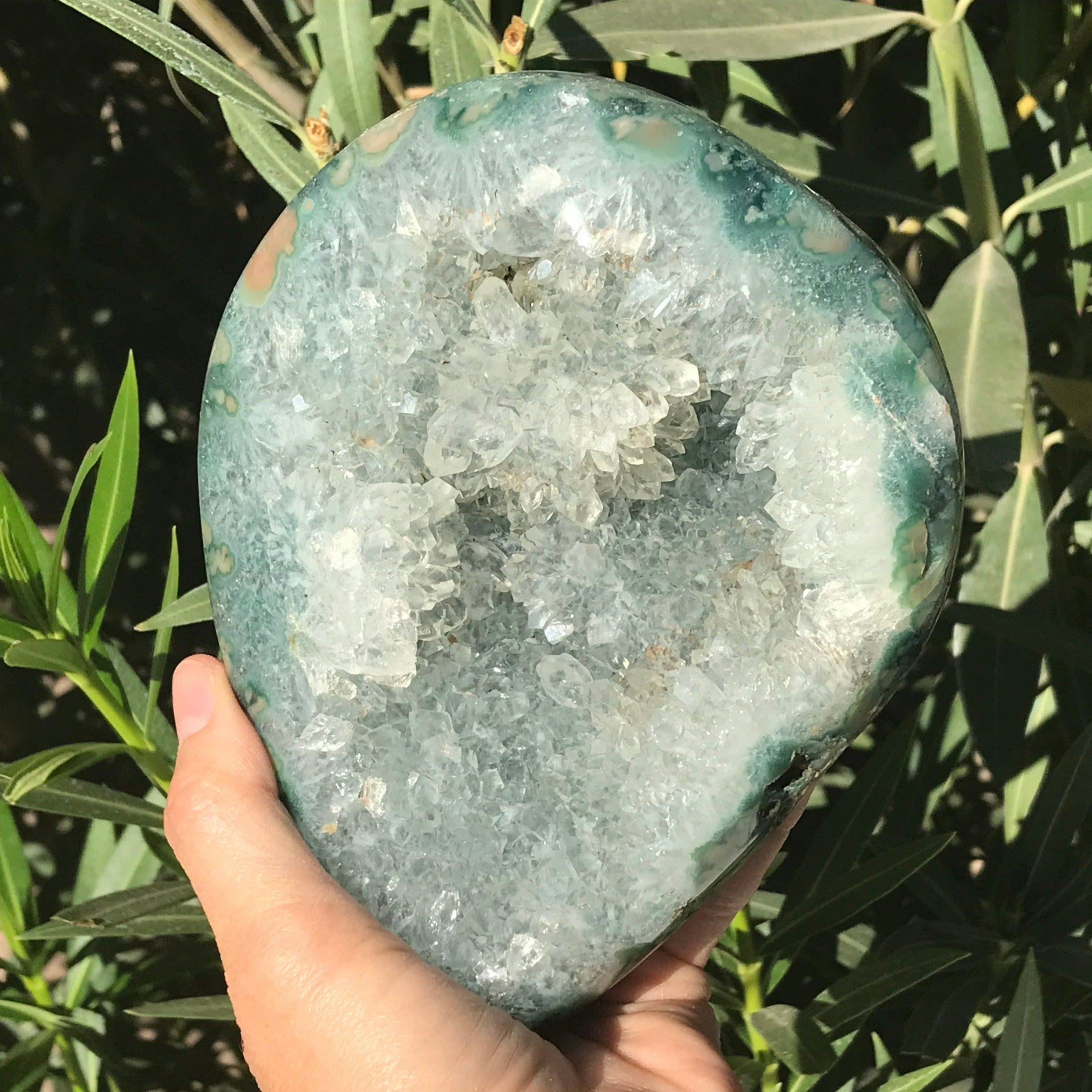 Quartz Crystal filled Agate Geode
