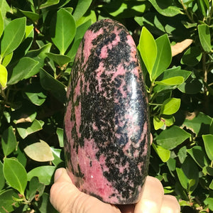 Polished Rhodonite Nodule