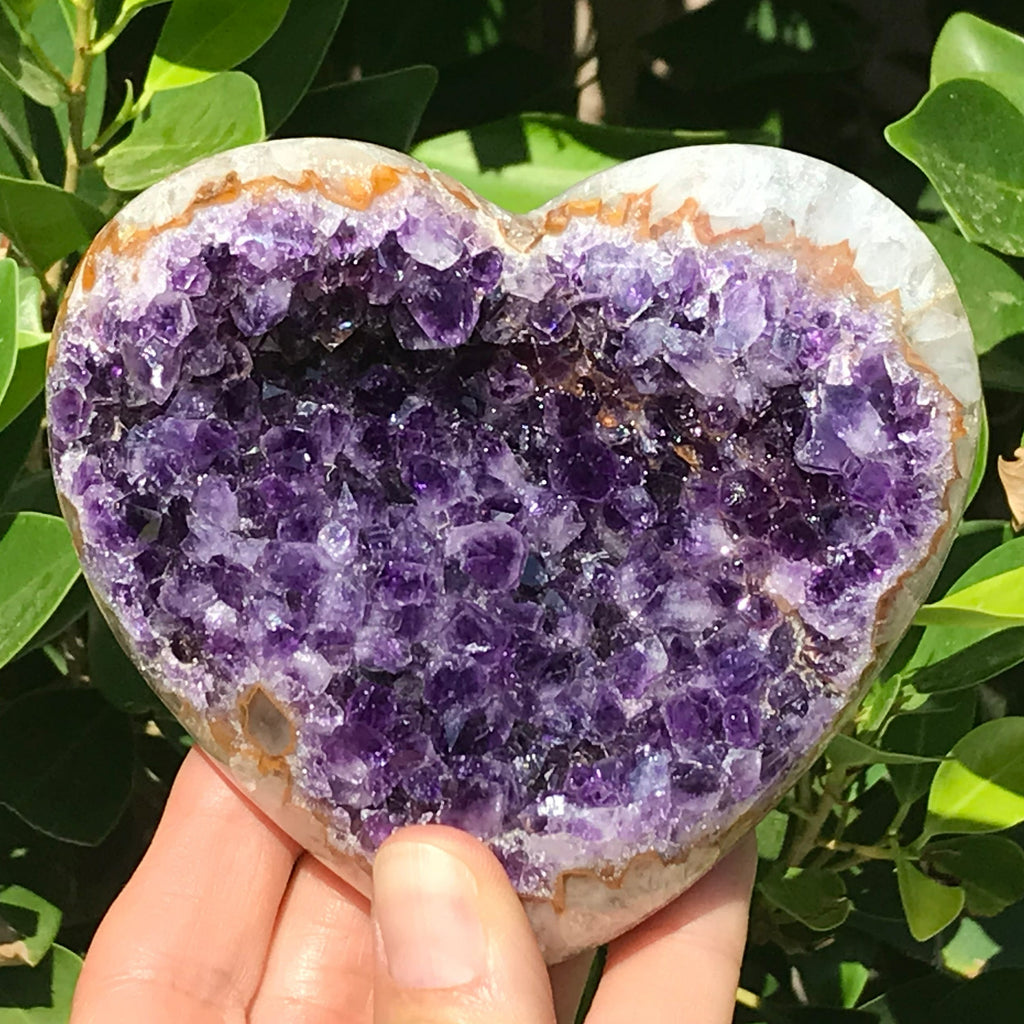 Uruguayan Amethyst Heart