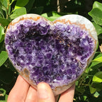 Uruguayan Amethyst Heart