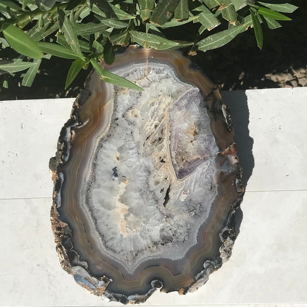 Complete Round of Agate Slab
