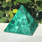 Large African Malachite Pyramid