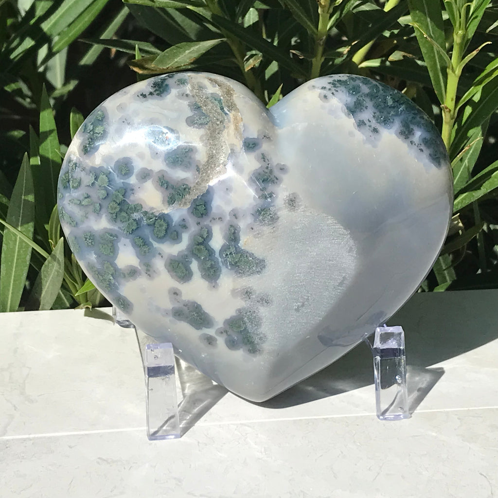 Delicate Agate Heart