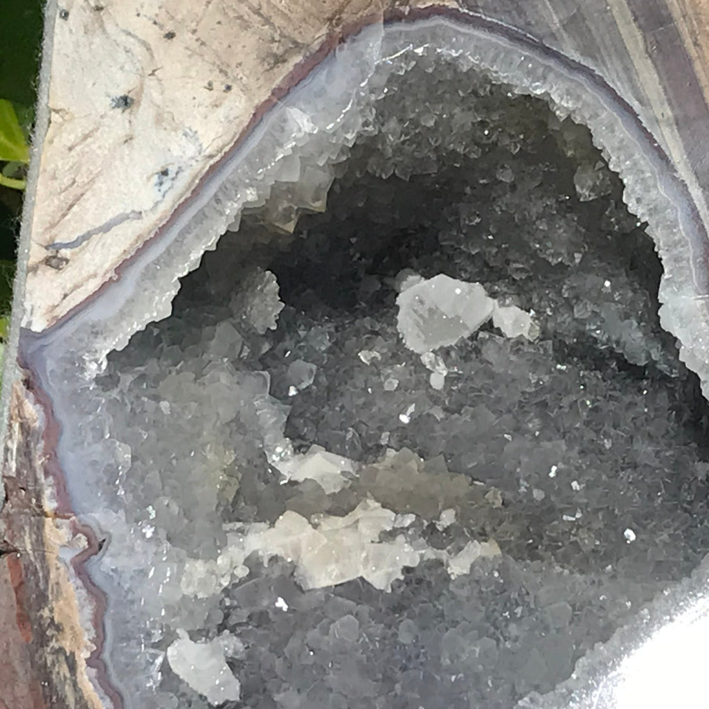 Crystal Filled Dugway Geode Bookends