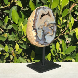 Standing Polished Agate Geode