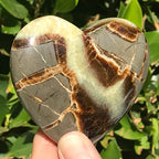 Hand Polished Septarian Heart