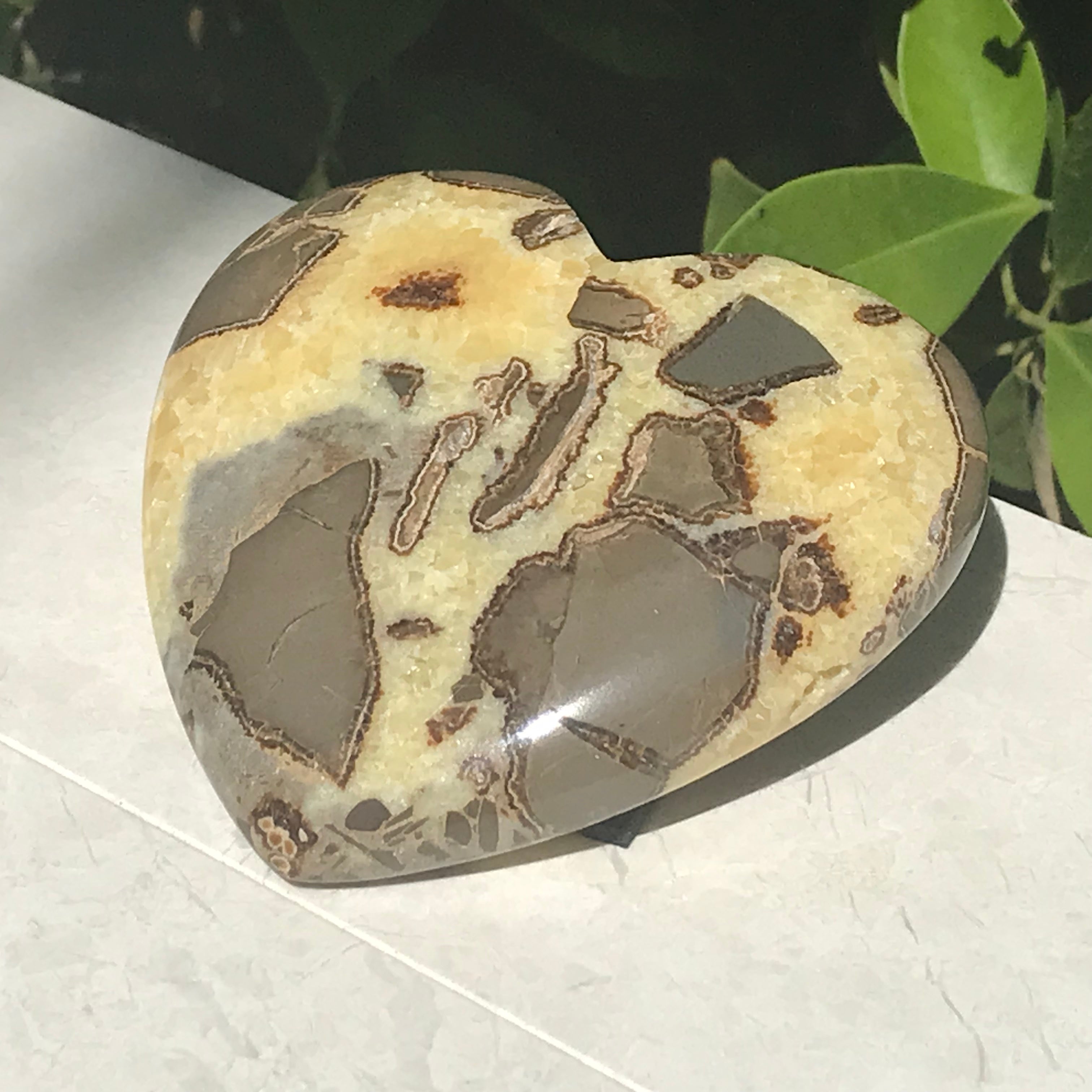 Double Sided Septarian Heart