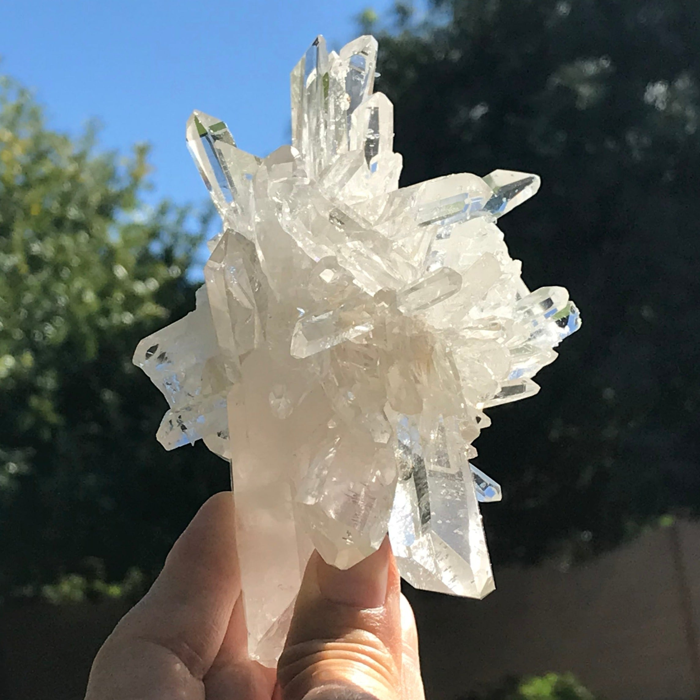 Multitude of Points Crystal Cluster