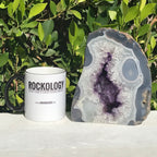 Brilliant Purple Crystal Filled Amethyst Geode