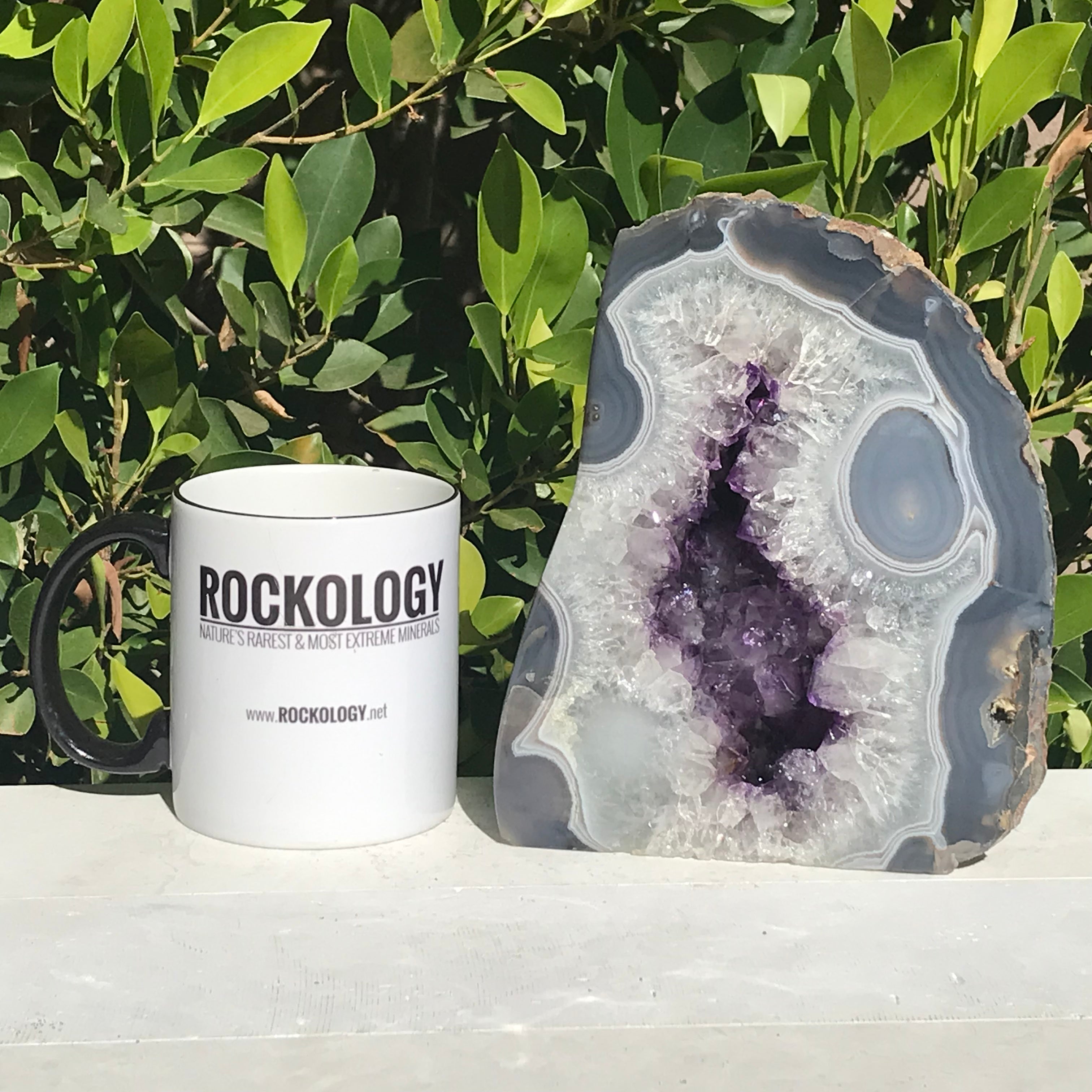 Brilliant Purple Crystal Filled Amethyst Geode