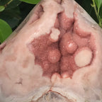 Glittery Rose Jasper Geode