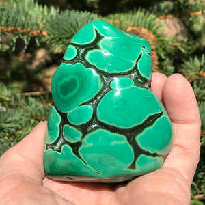 Spherical Patterned Malachite