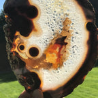 Hues of a Rainbow Agate Slice