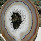 Glowing Translucent Agate Slice