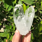 Twin Points Brazilian Crystal Cluster