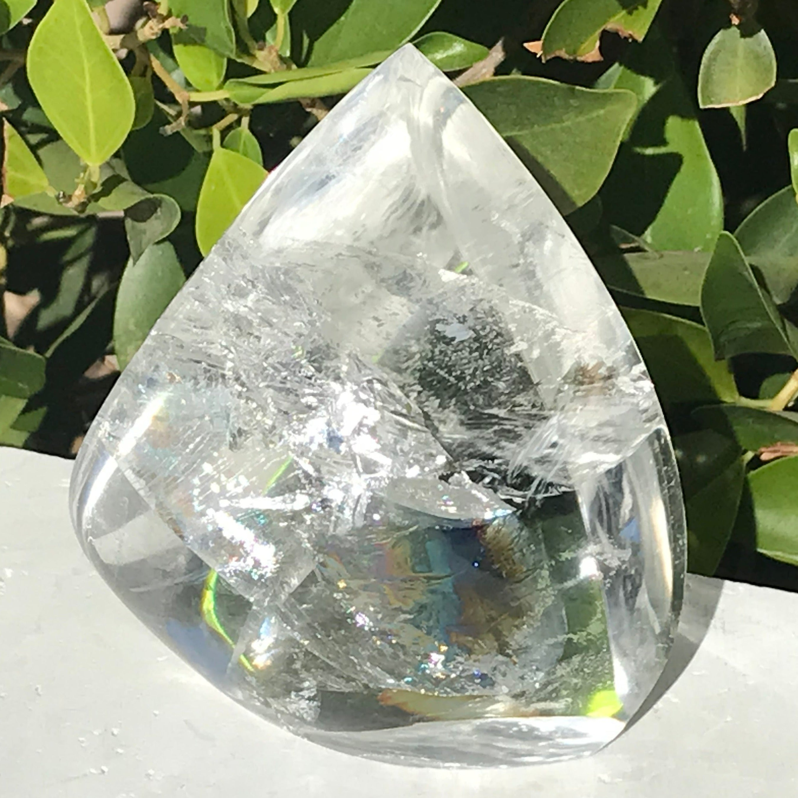 Huge Rainbow Brazilian Crystal Flame