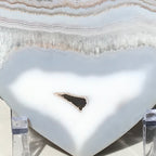 Waterline Agate Heart
