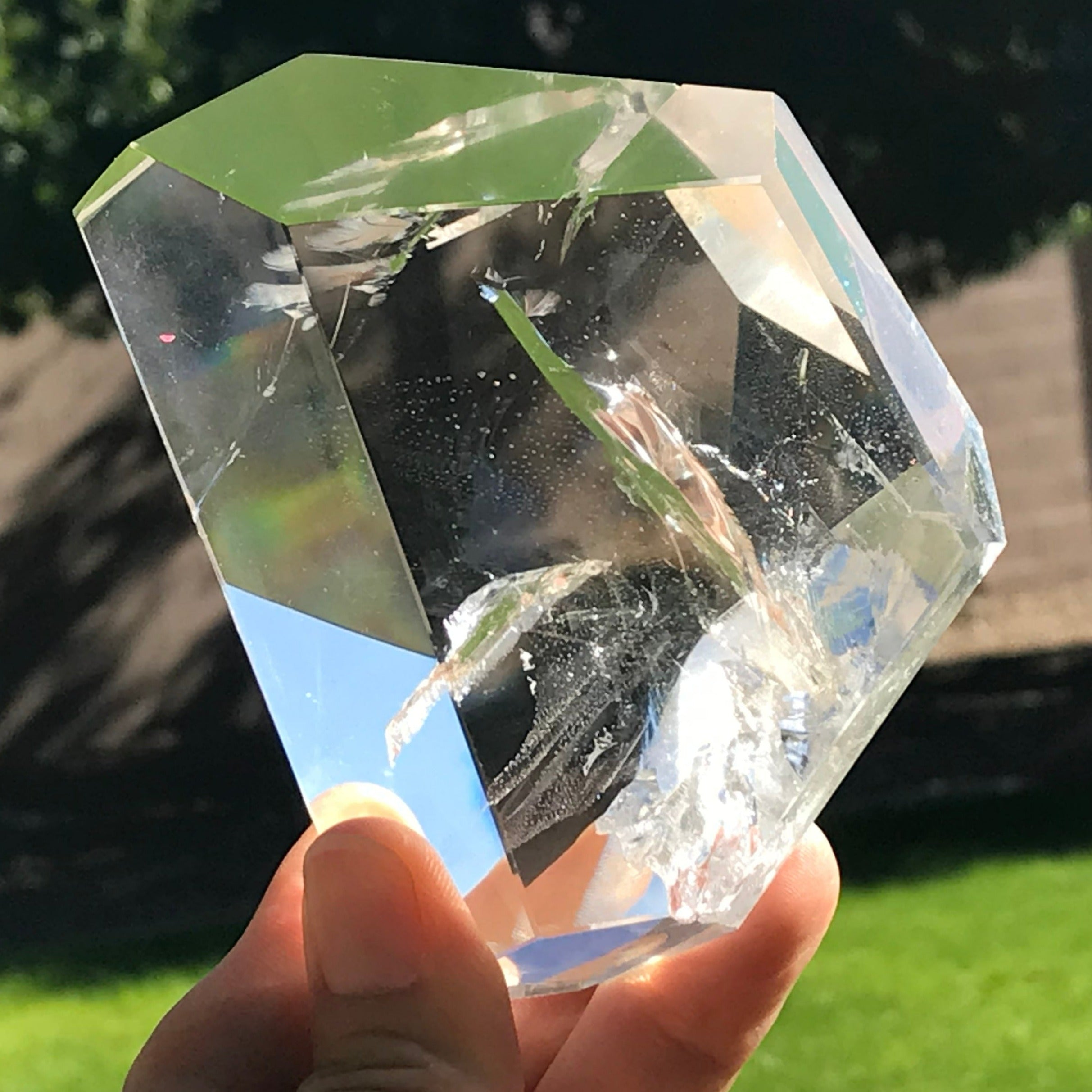 Pristine Abstract Shaped Crystal Freeform