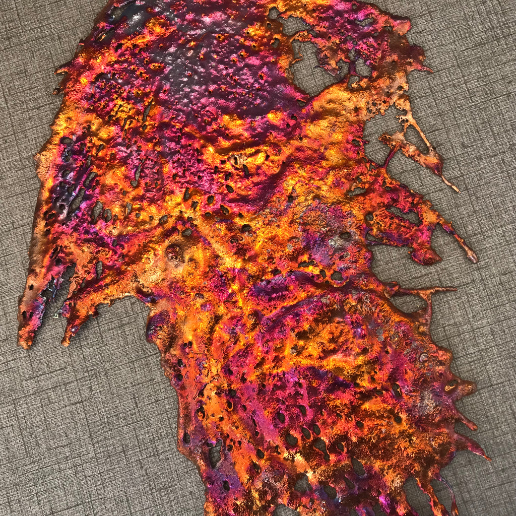 Shades of a Sunset Rainbow Splash Copper