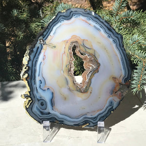 Second of Twins Agate Slice