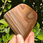 Striated Brazilian Agate Slice