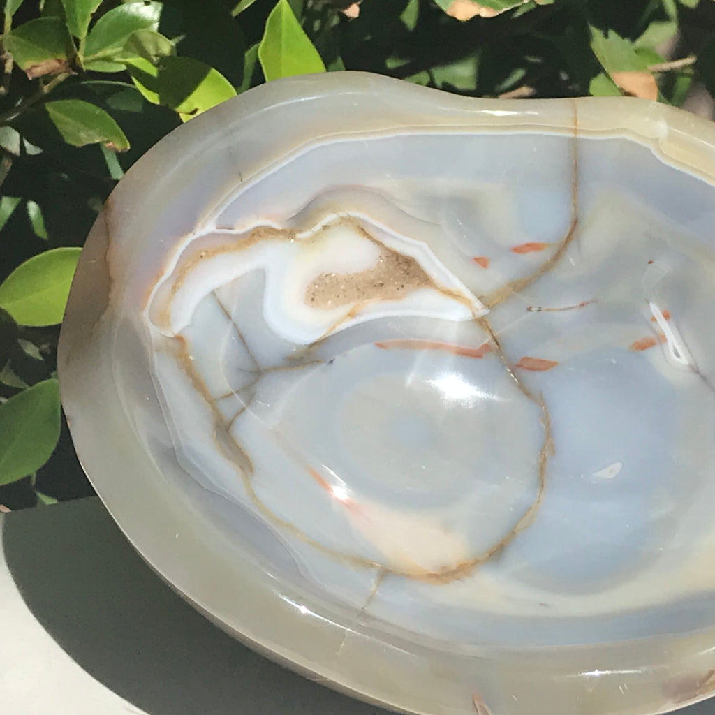 Pastel Banded Agate Bowl