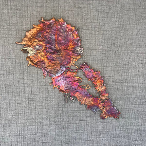 Exclusive Rainbow Copper Splash Wall Art